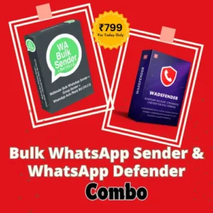 Bulk WhatsApp Sender & WhatsApp Defender Combo