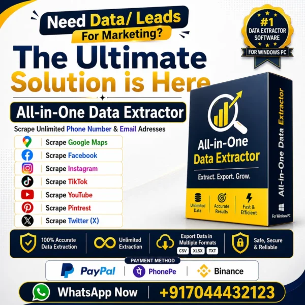 All-In-One Data Extractor Software