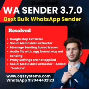 WA Sender 3.6.0 - The Latest Bulk WhatsApp Sender