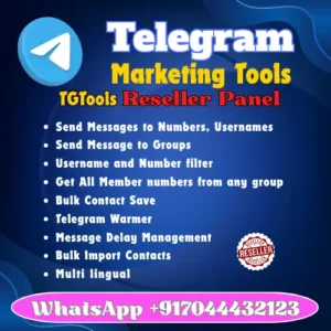 Telegram Marketing Tools – TGTools Reseller Panel