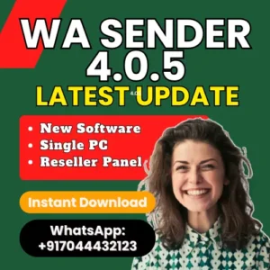 WASender 4.0.5 – Updated Bulk WhatsApp Sender