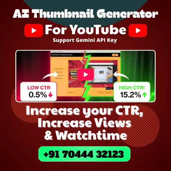 AI Thumnail Generator For YouTube