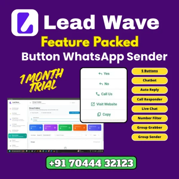 Lead Wave WhatsApp Button Sender Trial