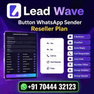 Lead Wave Button WhatsApp Sender Reseller Plan