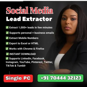Social Data Extractor & Scrapper
