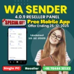WA Sender 4.0.9 Reseller Panel