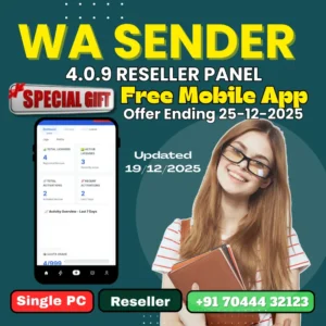 WA Sender 4.0.9 Reseller Panel