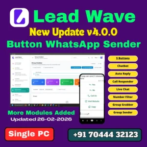 Lead Wave v4.0.0 Button WhatsApp Sender
