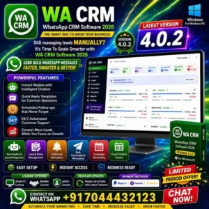 WaCRM WhatsApp CRM For Windows