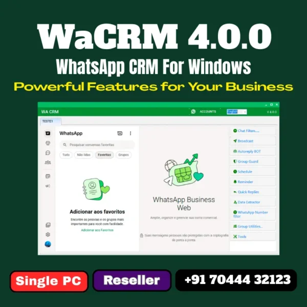 WaCRM WhatsApp CRM For Windows