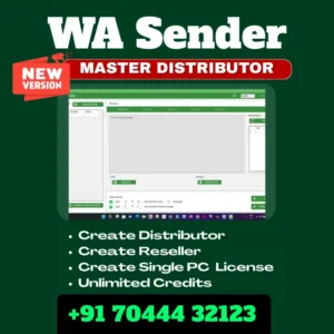 WA Sender Master Admin Panel
