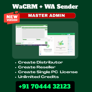 WA Sender + WA CRM Master Admin