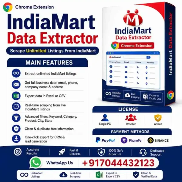 IndiaMart Data Extractor