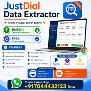JustDial Data Extractor, Just Dial Scraper