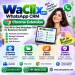 WaClix WhatsApp CRM Chrome Extension